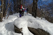 Anello invernale con neve dei TRE FAGGI da Fuipiano il 10 febbraio 2018 - FOTOGALLERY